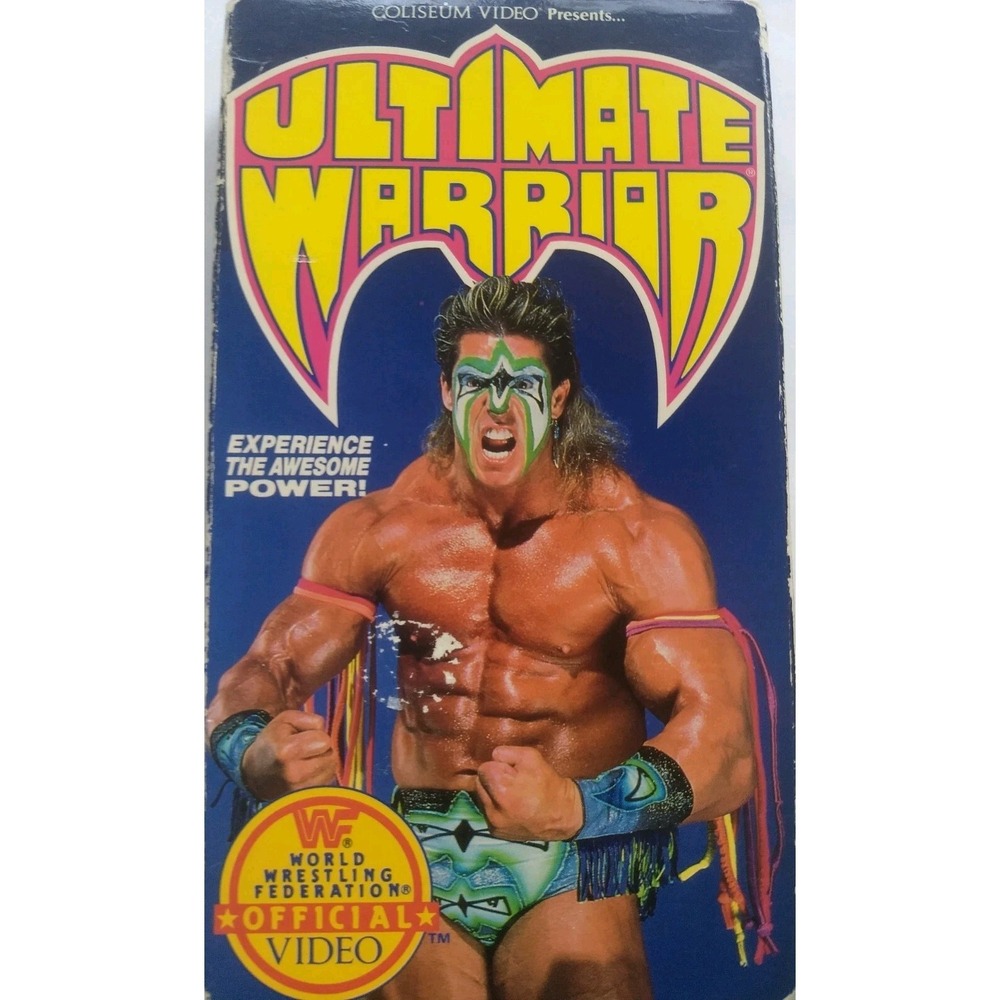 Ultimate Warrior VHS Coliseum Video presents WWF official video 1992 60 Minutes